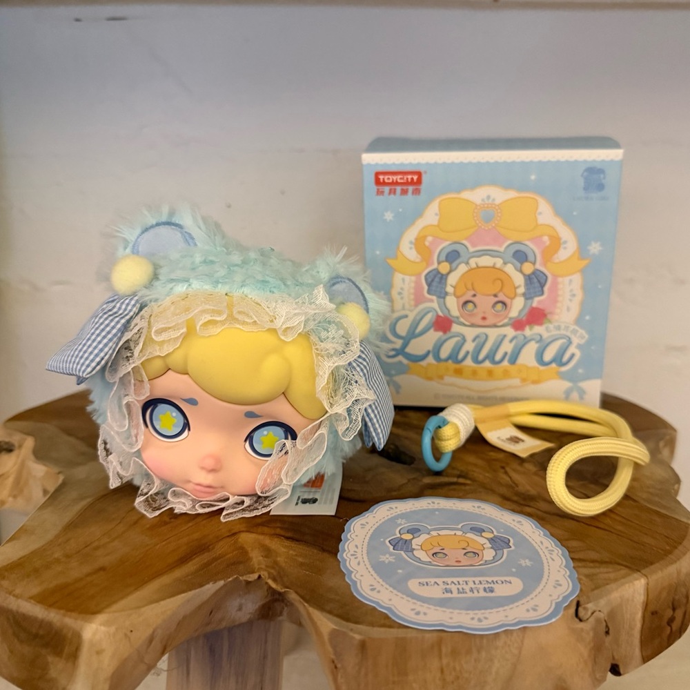 Laura Winter Tea Party Plushie Blind Box Coin Purse Confirmed Sea Salt Lemon